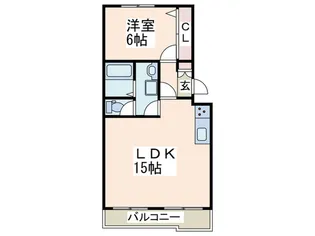 グリーンヒル藤が丘C棟【4階】の間取り