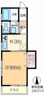 リアン西小岩【1階】の間取り