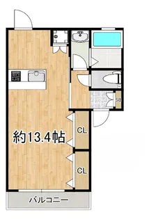 仮称)住吉町3丁目アパート【1階】の間取り
