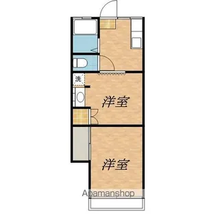 千葉県香取市佐原イ【アパート】の間取り