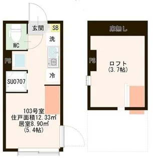 in bloom【1階】の間取り