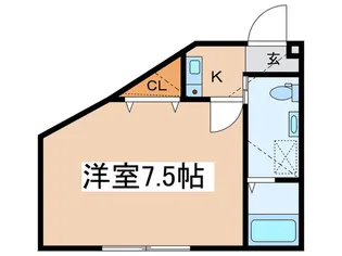Lunaris Ebina【1階】の間取り