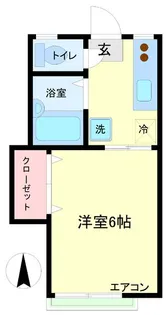 コーポめぐみ【1階】の間取り
