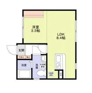 ラフォート元町中華街【4階】の間取り