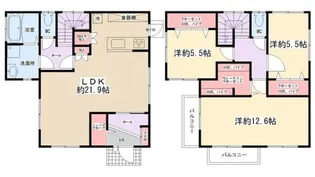 神奈川県相模原市南区西大沼2【一戸建】の間取り