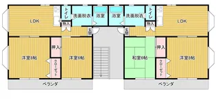 プリメーラ桜沢【2階】の間取り