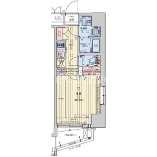 レオンヴァリエ都島北通【4階】の間取り