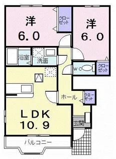 ソレイユ トロワ【1階】の間取り