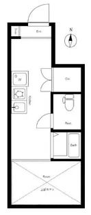 サークルハウス新中野壱番館【1階】の間取り