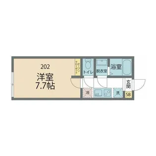 カインドネス小田急相模原【2階】の間取り