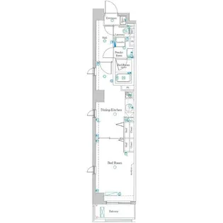 東京都荒川区東日暮里6【マンション】の間取り