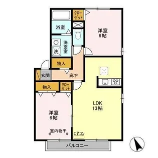 ミルフィーユおゆみ野 I【1階】の間取り