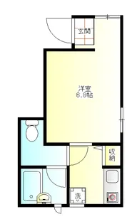 東京都大田区大森北5【アパート】の間取り