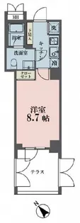 東京都渋谷区宇田川町【マンション】の間取り