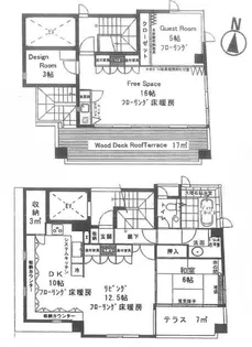 ハーベストハウス円山【8階】の間取り
