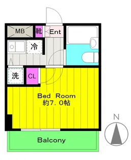 ワコーレ宮前平【3階】の間取り