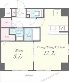 プチ・フルール入谷【3階】の間取り