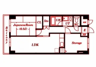 川崎スパマンション【12階】の間取り