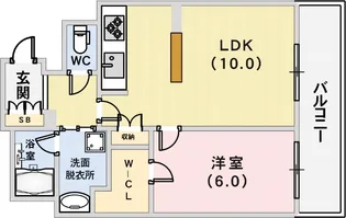 ワコーレザ・トアロードレジデンス【3階】の間取り