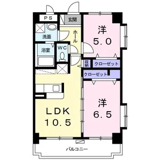 GRANZ MIO【6階】の間取り