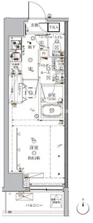 クレイシア入谷【5階】の間取り