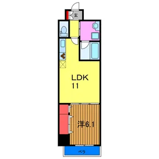 グレイス綾瀬【5階】の間取り