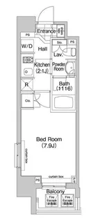 コンフォリア三田EAST【9階】の間取り