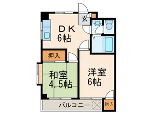 アベニュ-邑乃I【2階】の間取り