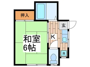 クリーンハイツ【2階】の間取り
