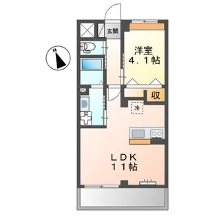 モンテ フェリーチェ【2階】の間取り