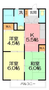ノイエサトウB【2階】の間取り
