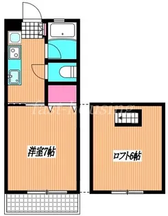 フラティーみや【2階】の間取り