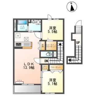 メゾン ヴィラージュ【2階】の間取り