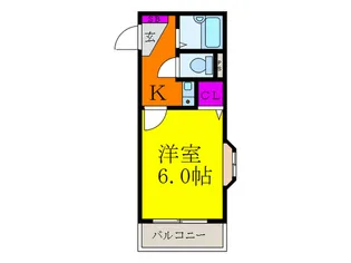 グラシュジュール【3階】の間取り