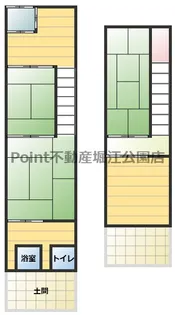 大阪府大阪市東成区大今里4【一戸建】の間取り