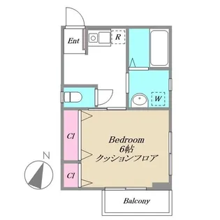 神奈川県横浜市保土ヶ谷区西谷3【アパート】の間取り