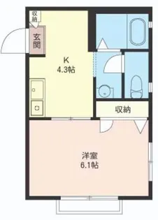 キャビン大塚【1階】の間取り
