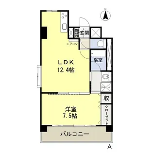 COCO西市【8階】の間取り