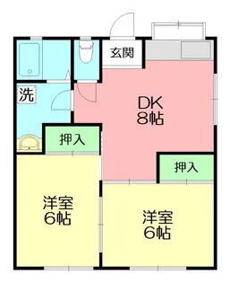 星崎アパート【2階】の間取り