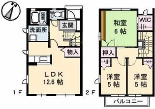 クレール アヴェニールの間取り
