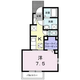 レグルス三鷹台【1階】の間取り