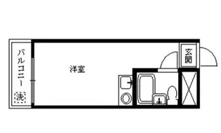 日興パレセゾン新宿【2階】の間取り