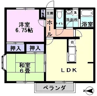 シャルマンS【1階】の間取り