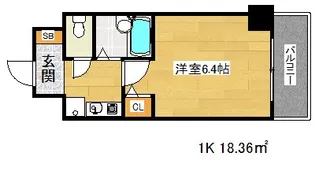 ワコーレ新神戸ステージ【7階】の間取り