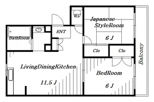 リネットハイム幕張【2階】の間取り