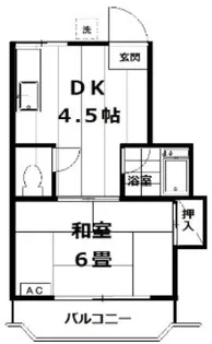 大泉コーポ【2階】の間取り