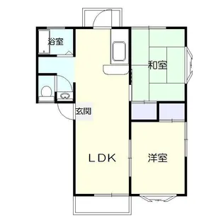 ハイツマサル C【2階】の間取り