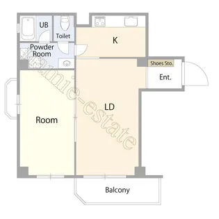 大樹園マンション【3階】の間取り