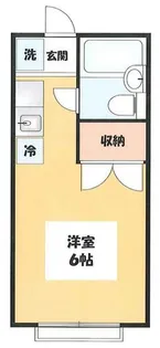 コーポ市川【2階】の間取り