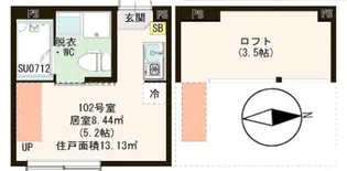 ハーモニーテラス北小岩XIV【1階】の間取り